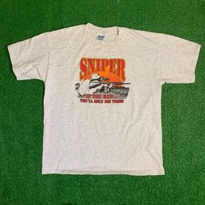 Vintage 90s Sniper Shirt